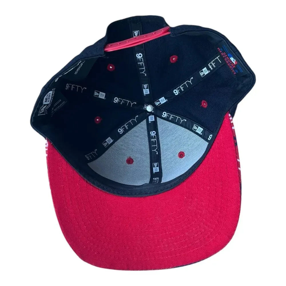 Boston Red Sox Black New Era 9fifty Snapback Hat Graphic Aztec Bill Cap Baseball